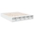Estructura de cama madera de ingeniería blanca 200x200