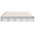 Estructura de cama madera de ingeniería blanca 200x200