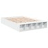 Estructura de cama madera de ingeniería blanca 150x200