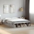 Estructura de cama madera de ingeniería gris Sonoma 135x190