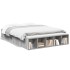 Estructura de cama madera de ingeniería gris Sonoma 135x190