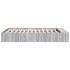 Estructura de cama madera de ingeniería gris Sonoma 135x190