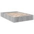 Estructura de cama madera de ingeniería gris Sonoma 135x190