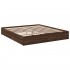 Cama con cajones madera ingeniería marrón roble 200x200