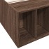 Estructura de cama madera de ingeniería roble marrón 75x190