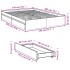 Cama con cajones madera de ingeniería roble ahumado 140x200
