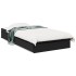 Cama con cajones madera de ingeniería negro 90x190