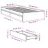 Cama con cajones madera de ingeniería negro 90x190