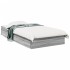 Cama con cajones madera de ingeniería gris Sonoma 90x190