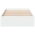 Cama con cajones madera de ingeniería blanca 75x190
