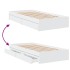 Cama con cajones madera de ingeniería blanca 75x190