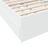 Cama con cajones madera de ingeniería blanca 75x190