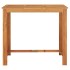 Mesa y taburetes de jardín 5 pzas madera acacia ratán PE