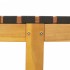 Tumbona de madera maciza de acacia y tela