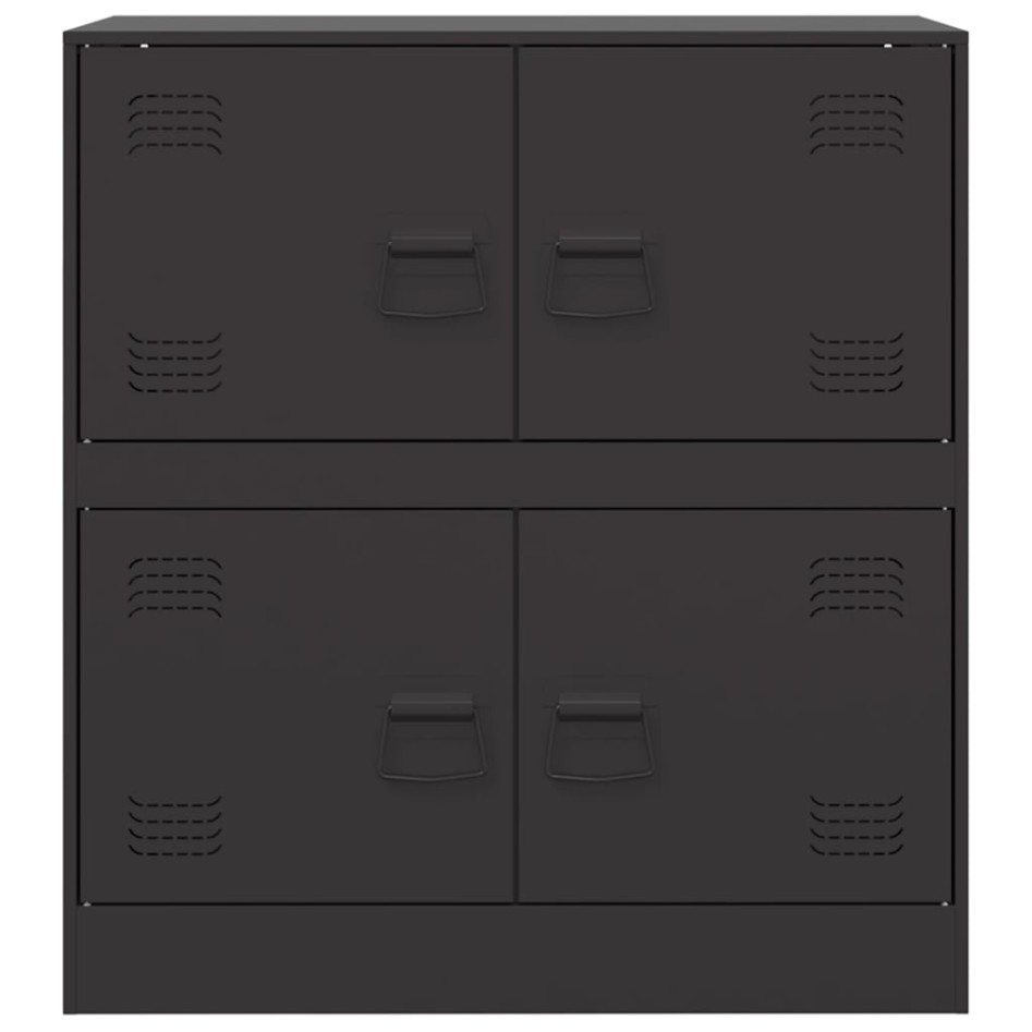 Aparador de acero negro 67x39x73