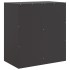 Aparador de acero negro 67x39x73