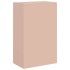 Aparador de acero rosa 67x39x107