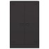 Aparador de acero negro 67x39x107