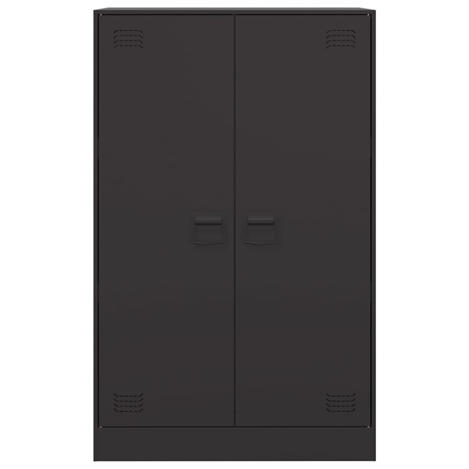 Aparador de acero negro 67x39x107