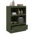 Aparador de acero verde oliva 67x39x95