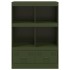 Aparador de acero verde oliva 67x39x95