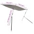 Set de toldo T-Top extensión gris 170x170x(113-182,5)
