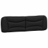 Cama con colchón cuero sintético negro 180x200