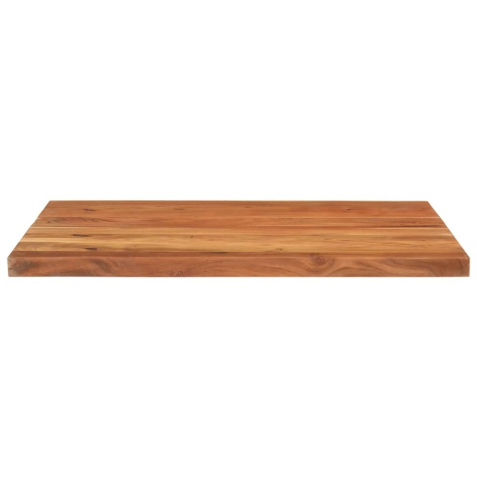 Tablero de mesa rectangular madera maciza acacia 90x80x2,5