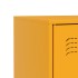 Aparador de acero amarillo mostaza 67x39x83