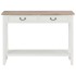 Mesa consola de madera blanco 110x35x80