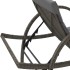 Tumbona con cojín ratán sintético gris 60x199x42