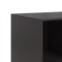 Aparador de acero negro 99x39x73