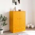 Aparador de acero amarillo mostaza 67x39x95
