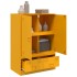 Aparador de acero amarillo mostaza 67x39x95