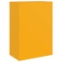 Aparador de acero amarillo mostaza 67x39x95