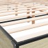 Estructura cama madera ingeniería metal roble Sonoma 160x200