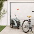 Remolque de bicicleta mascotas hierro tela Oxford