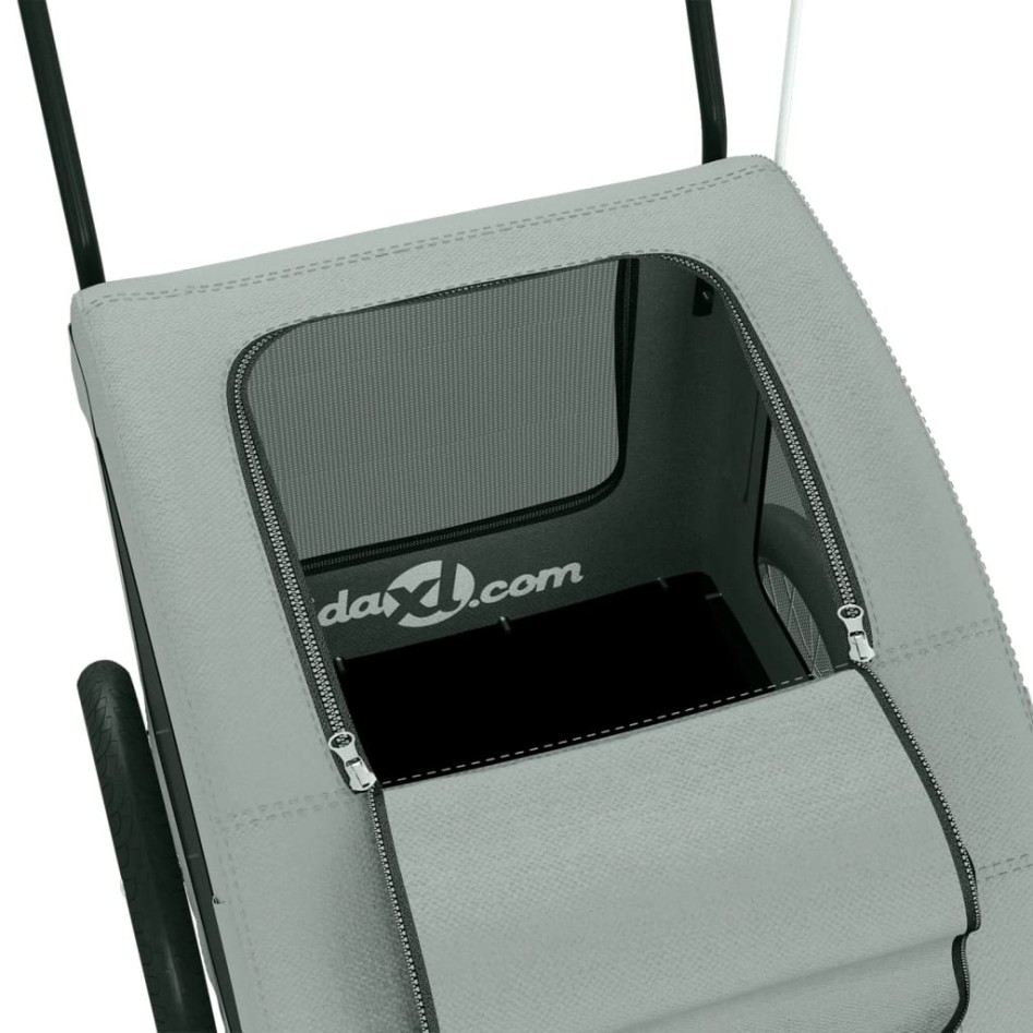 Remolque de bicicleta mascotas hierro tela Oxford