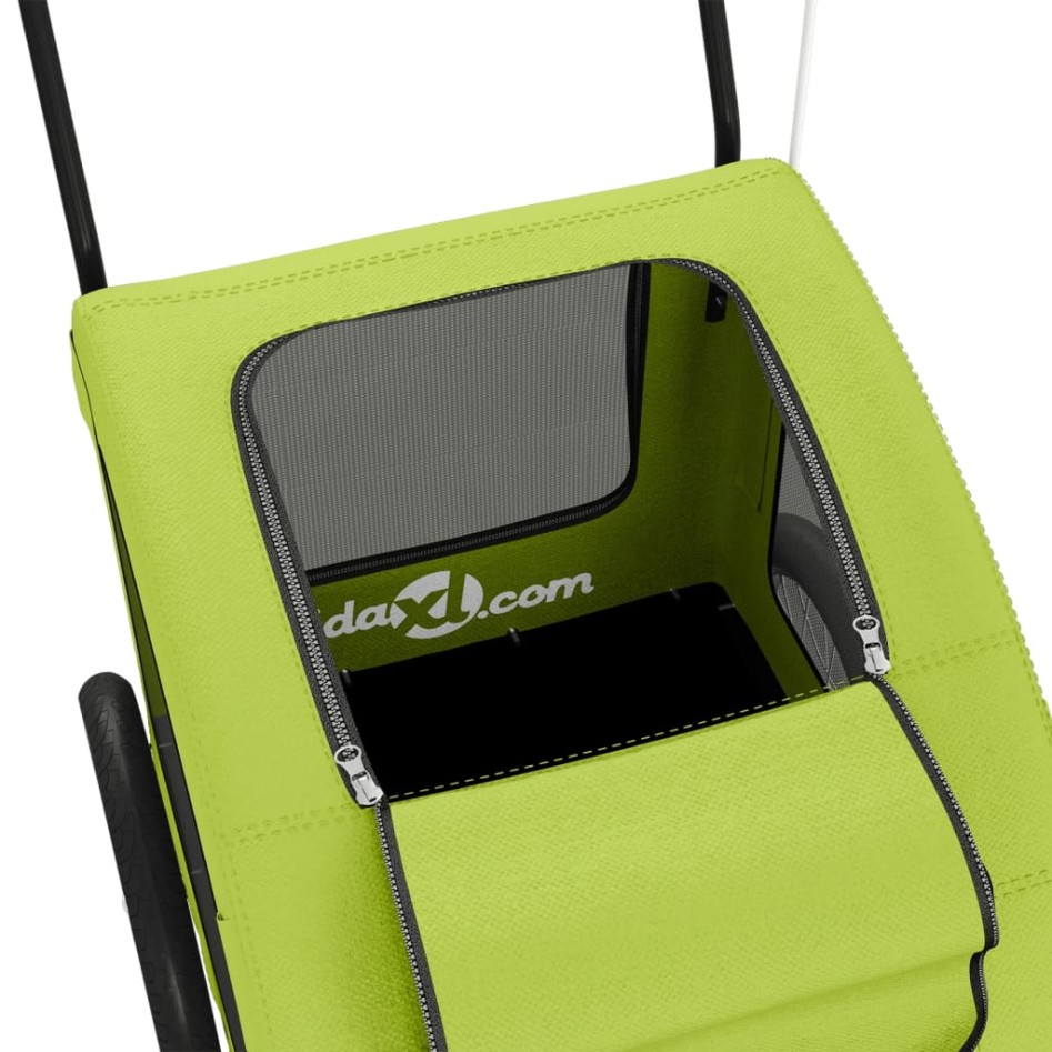 Remolque de bicicleta mascotas hierro tela Oxford