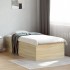 Estructura de cama madera de ingeniería roble Sonoma 90x200