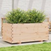 Jardinera madera maciza de pino 110x60x49,5 cm