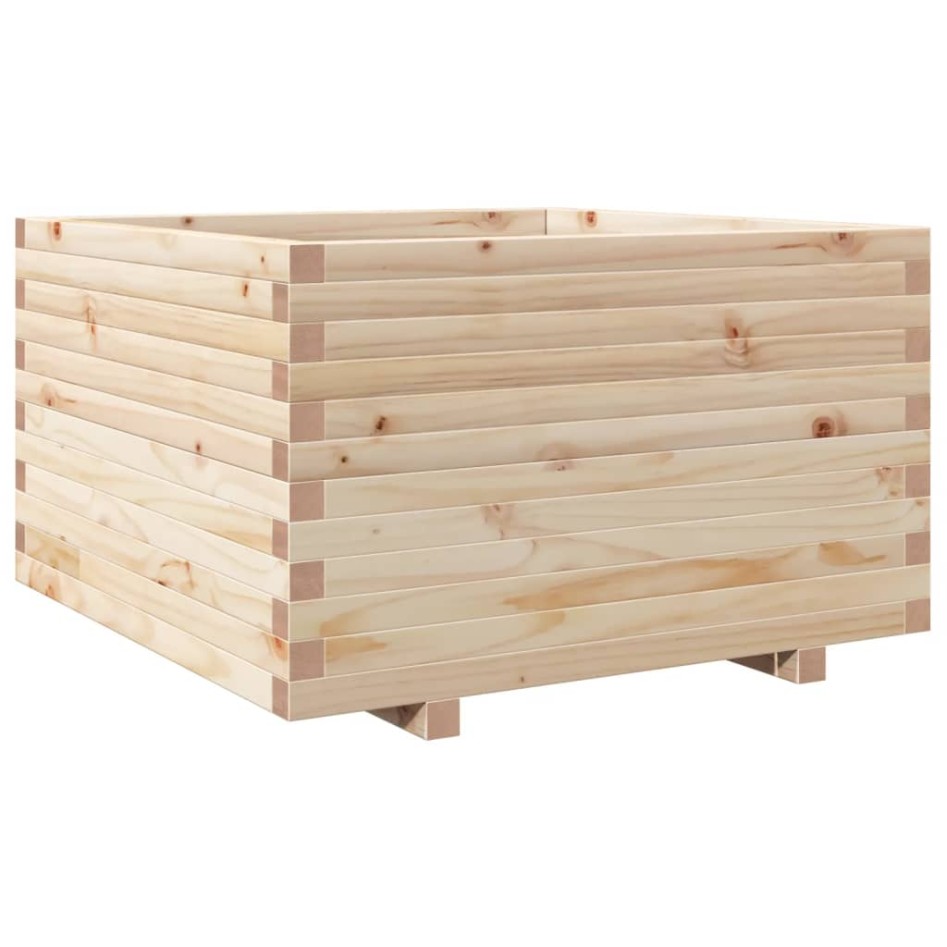 Jardinera madera maciza de pino 80x80x49,5