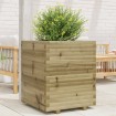 Jardinera madera de pino impregnada 60x60x72 cm
