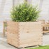 Jardinera madera maciza de pino 80x80x72