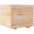 Jardinera madera maciza de pino 80x80x72