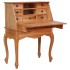 Escritorio secreter de madera maciza de caoba 78x42x103