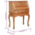 Escritorio secreter de madera maciza de caoba 78x42x103