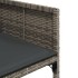 Set comedor de jardín 5 piezas con cojines ratán sintético