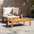 Sofás de jardín 2 pzas con cojines madera maciza
