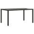 Set comedor jardín 5 pzas cojines ratán sintético vidrio